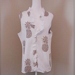 Womens pineapple print top.